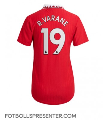 Manchester United Raphael Varane #19 Hemma Matchtröja Dam 2022-23 Kortärmad